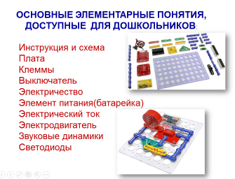 Основные понятия, названия деталей используемые при работе с конструктором